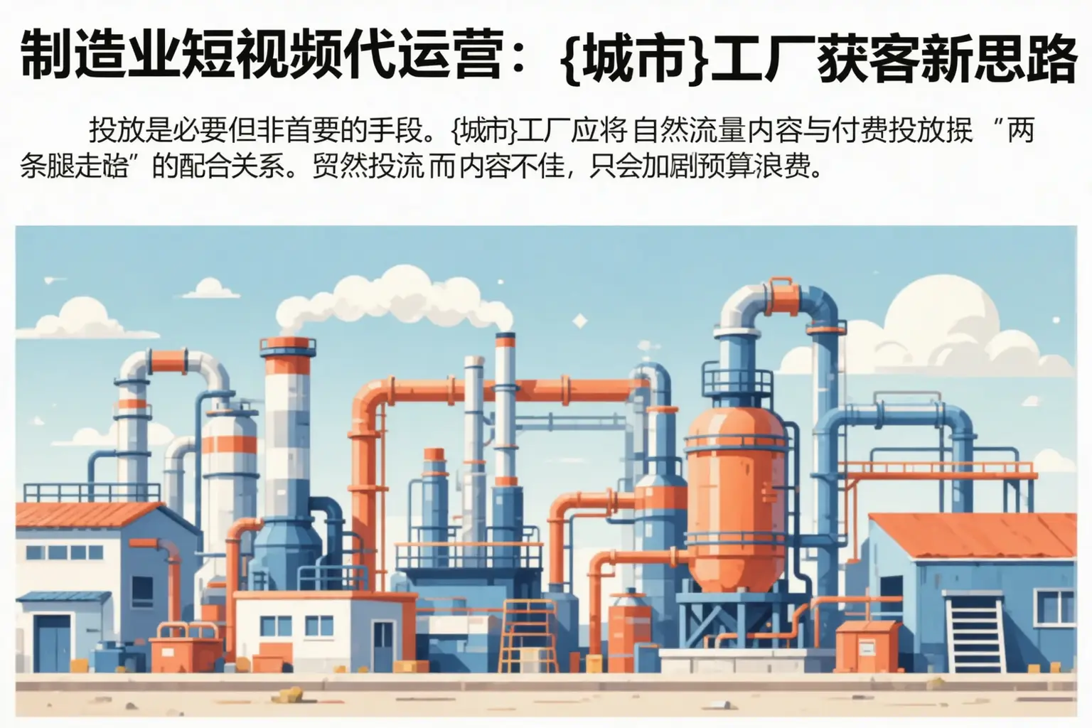 制造业短视频代运营:新疆工厂获客新思路